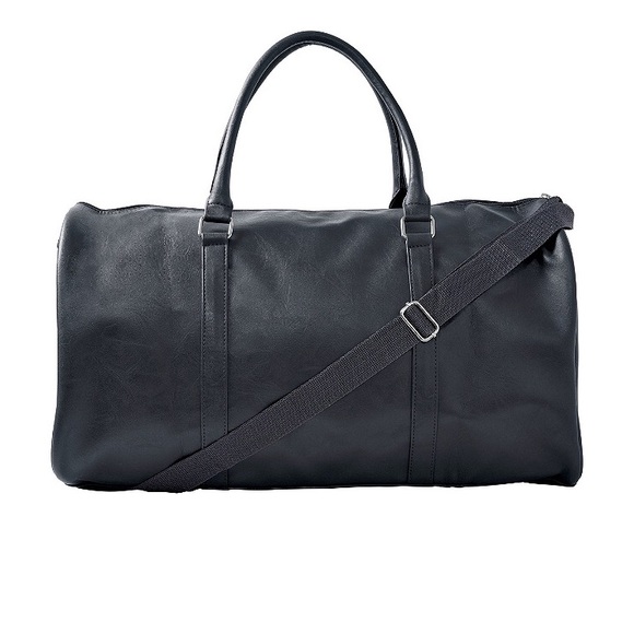 Ulta Beauty Other - Slate Gray Faux Leather Duffel Bag w Strap, NWT